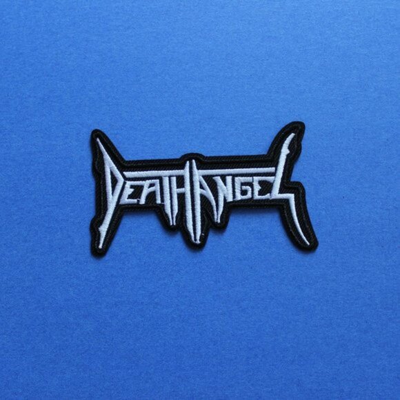 ⚔️ Death Angel Iron-On Patch – White / Black (4.5” x 2.2”) - Picture 2 of 4